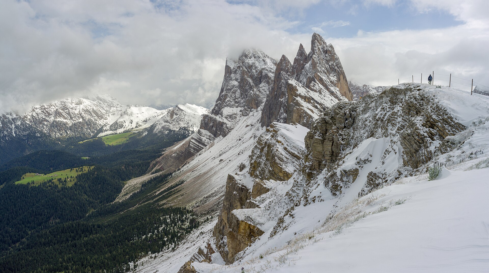 Odle group seen from Seceda