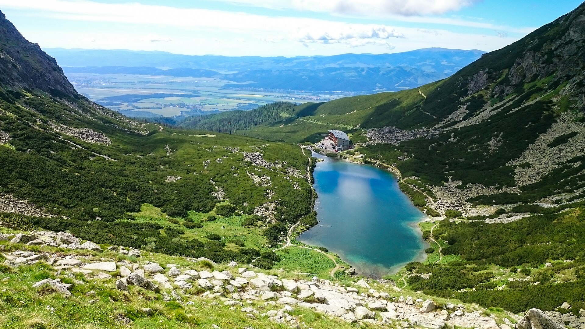 Velické pleso and Sliezsky dom